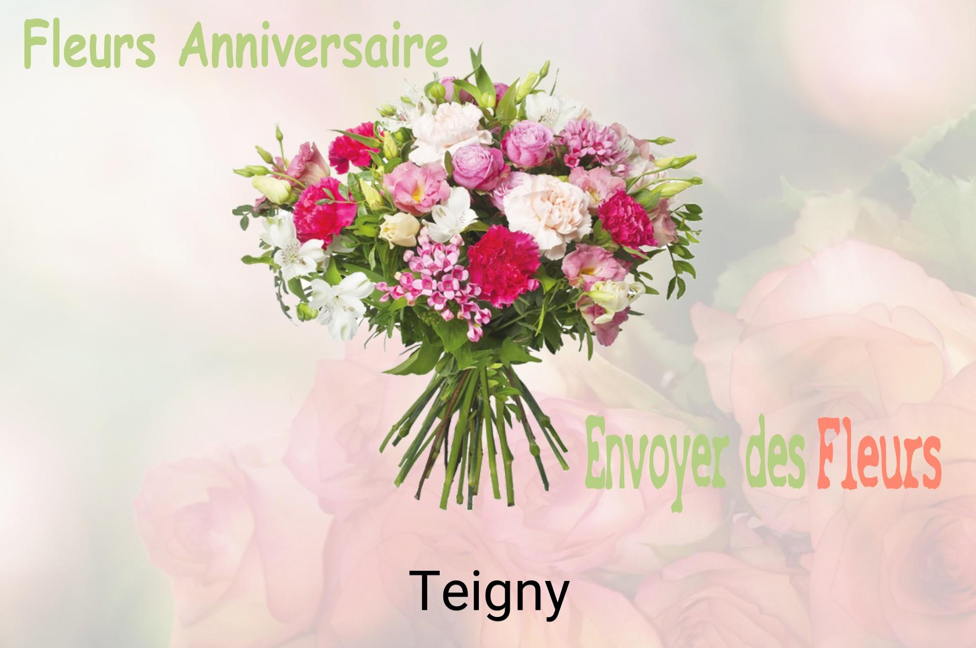 Bouquet de fleurs d’anniversaire livré à Teigny