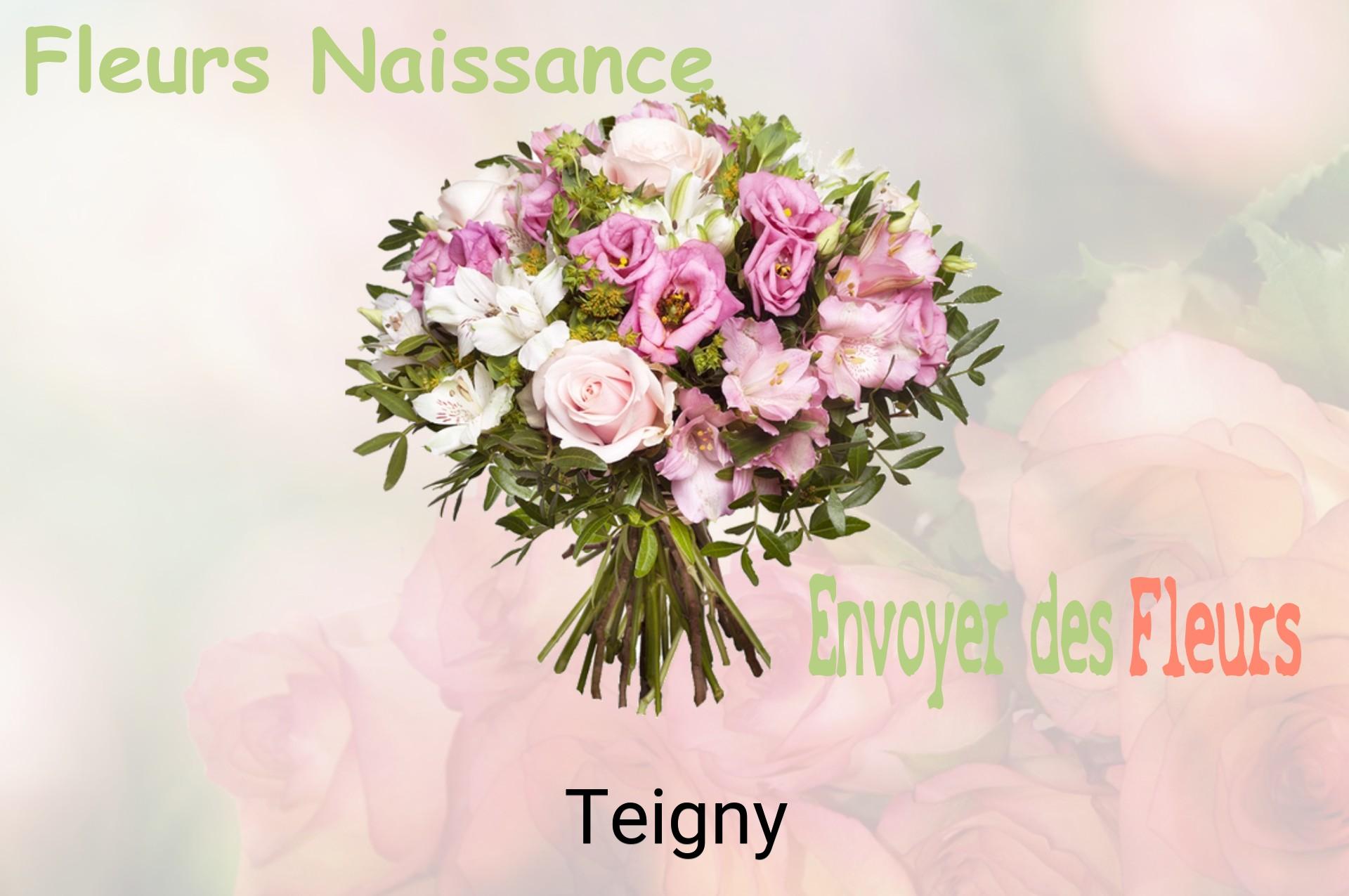 Bouquet de fleurs de naissance livré à Teigny
